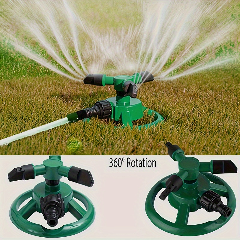 Smart Garden - 360 ° Ultraweitflächige automatische Rotationsdüse, geeignet