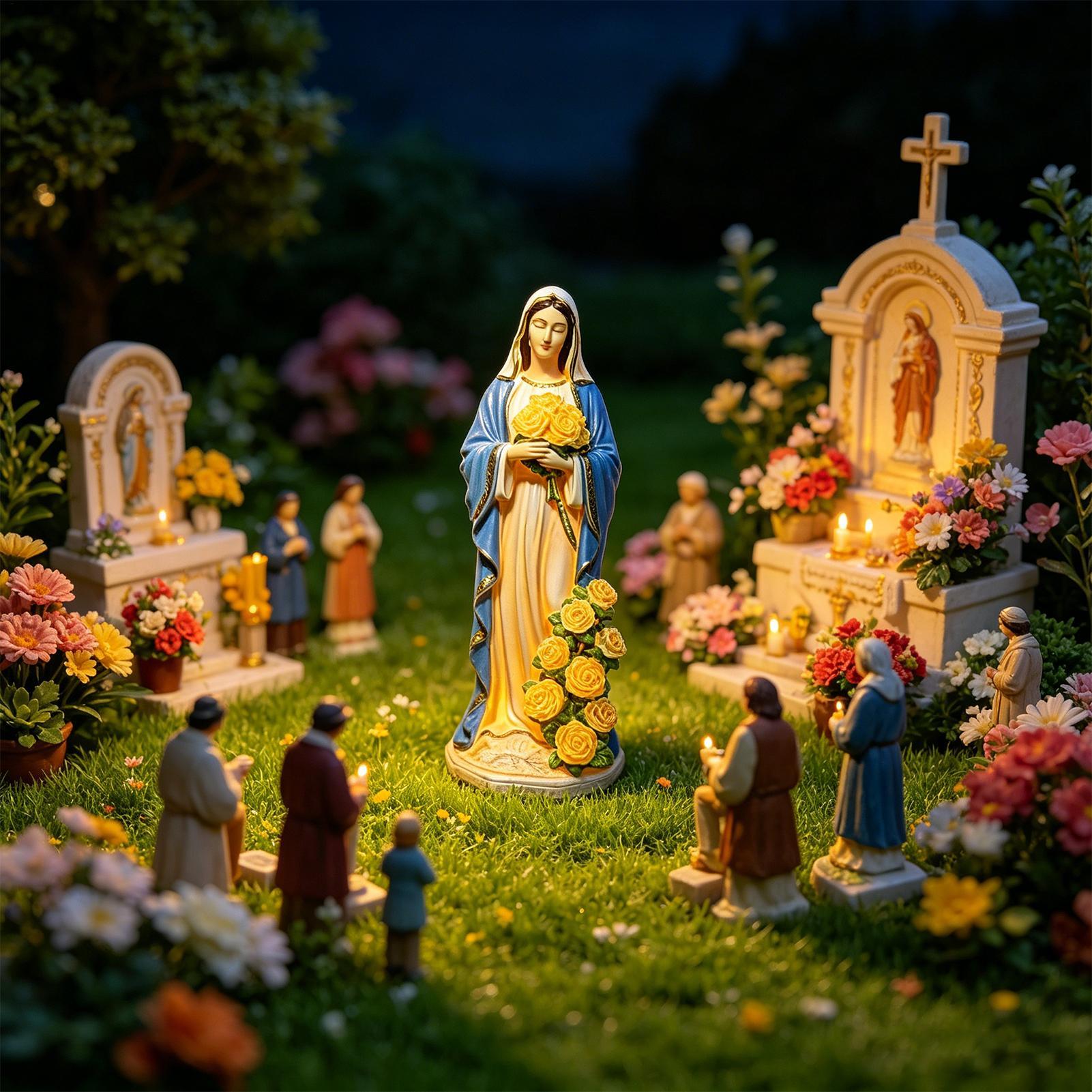 Solar-Statue der Jungfrau Mari – Smart Garden In Home Bewertung und Preis