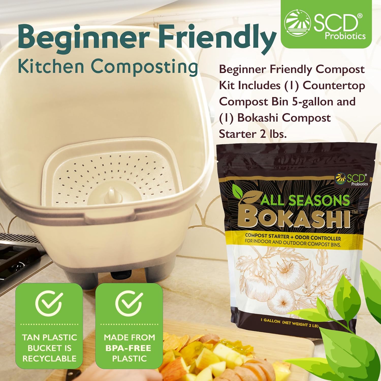 Innenkomposter für die Küchena – Composting Kit Indoor Bewertung und Preis