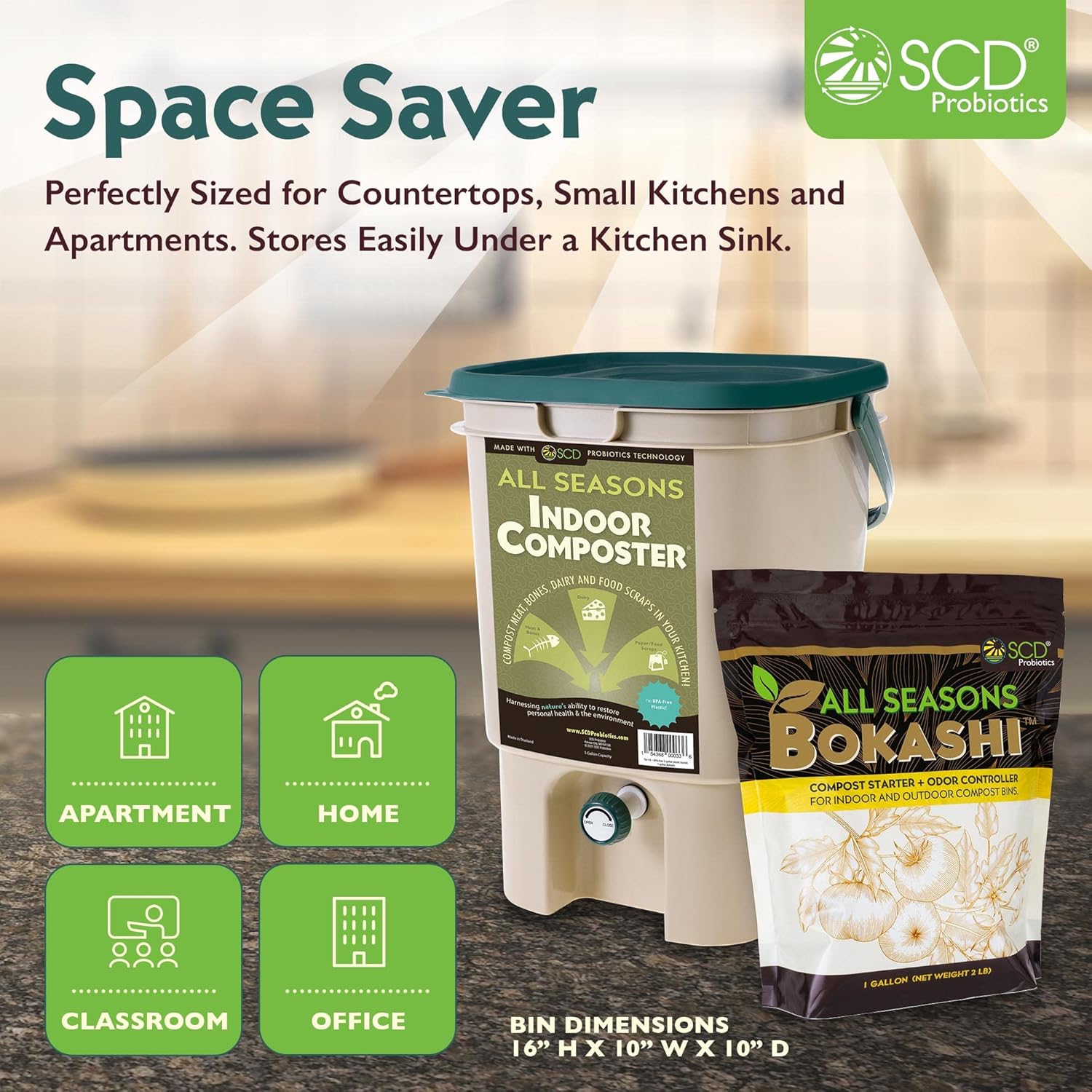 Innenkomposter für die Küchena – Composting Kit Indoor Bewertung und Preis